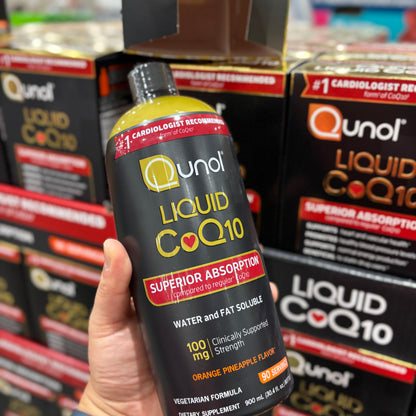 [미국직배송] 큐놀(Qunol) 리퀴드 코큐텐 CoQ10 100mg 고흡수 액상 900ml (얼바인 코스트코 정품)