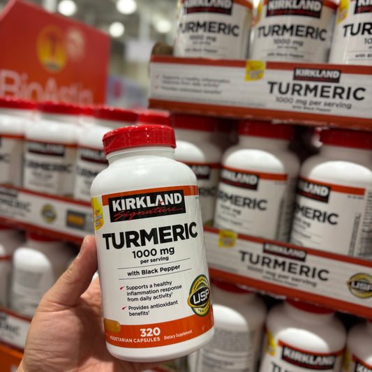 [미국직배송] 커클랜드 터메릭 강황 1000mg 커큐민 항산화 320정 (얼바인 코스트코 정품)