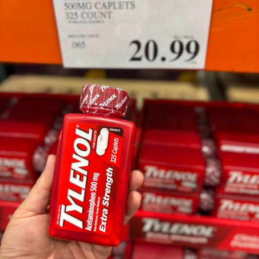 [미국직배송] 타이레놀 엑스트라 스트렝스 500mg 해열 진통제 325정 (얼바인 코스트코 정품)