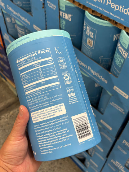 [미국직배송] 바이탈 프로틴 콜라겐 펩타이드 무맛 1.5lbs 680g (얼바인 코스트코 정품)